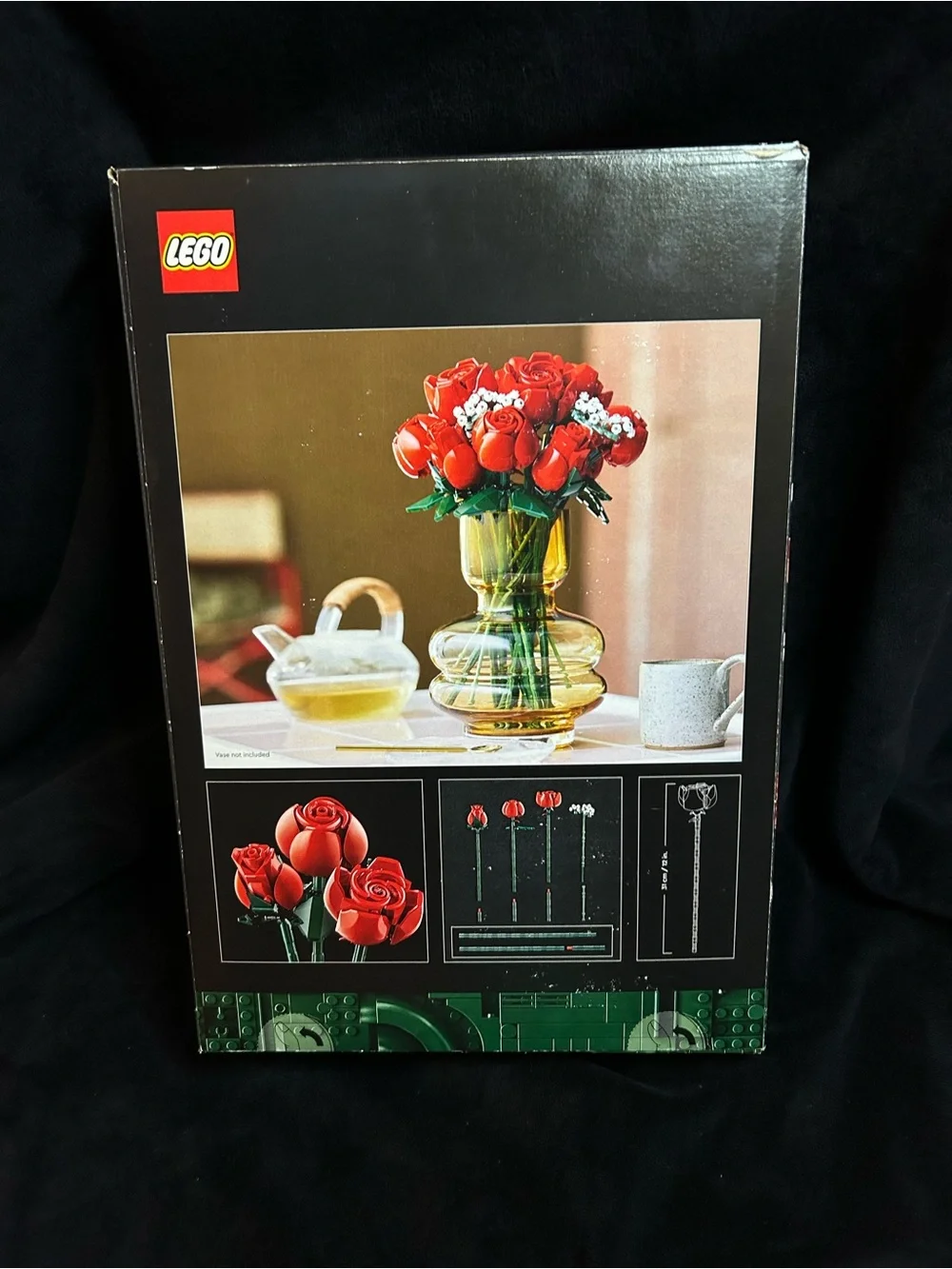 LEGO Bouquet of Roses - Red and White Accents